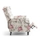 preview thumbnail 13 of 91, Linen Manual Upholstered Recliner with Wood Legs