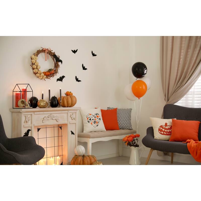 Halloween Heart Accent Pillow