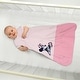 preview thumbnail 2 of 2, Lambs & Ivy Disney Baby Minnie Mouse Pink Appliqued Cotton Wearable Blanket
