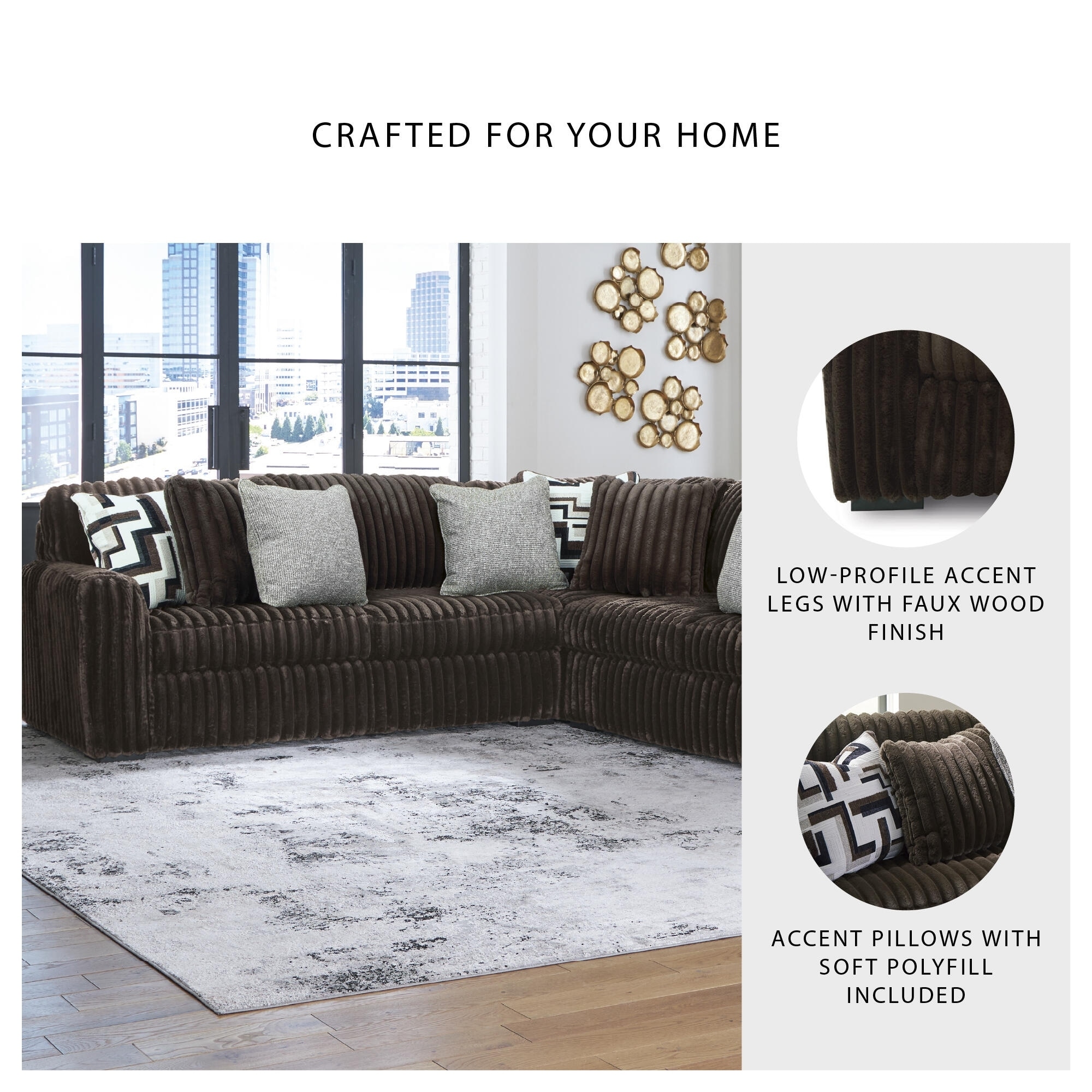 Signature Design by Ashley Midnight-madness 3-Piece Sectional
