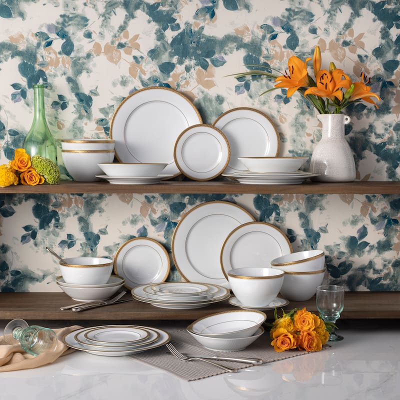 Noritake Charlotta 30-Piece Dinnerware Set, Service for 6