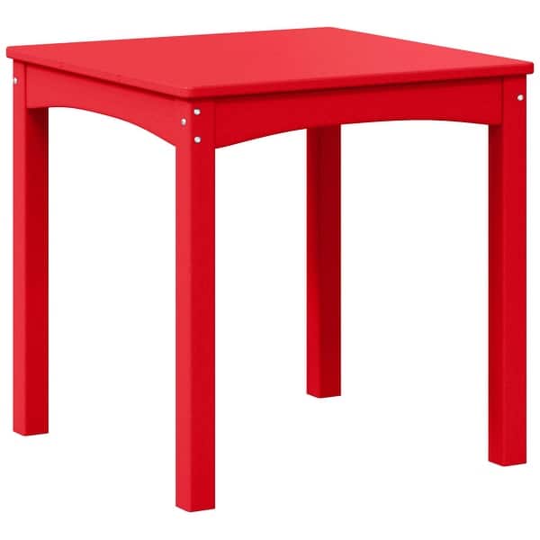 slide 2 of 65, Polytrends Garden Party Kids Outdoor 24" Dining Table Red