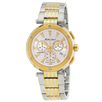 Mathey Tissot Men's Neptune Chrono Silver Dial Watch - H912CHBI - 6 (36)