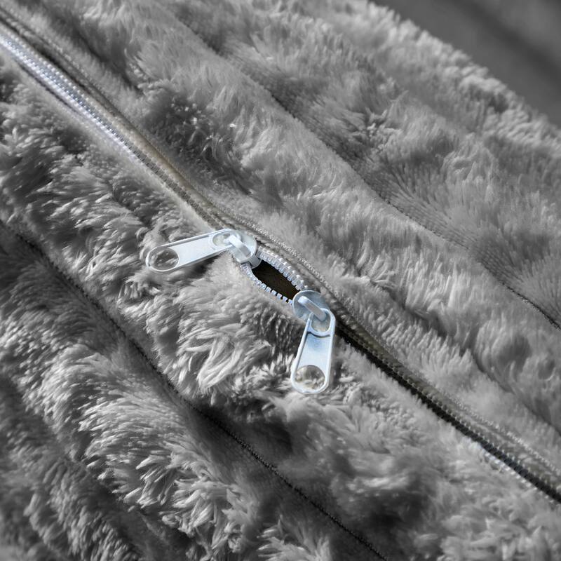 GDFStudio - Plush Corduroy 3-Seater 82.7" Deep Seat Upholstered Sofa