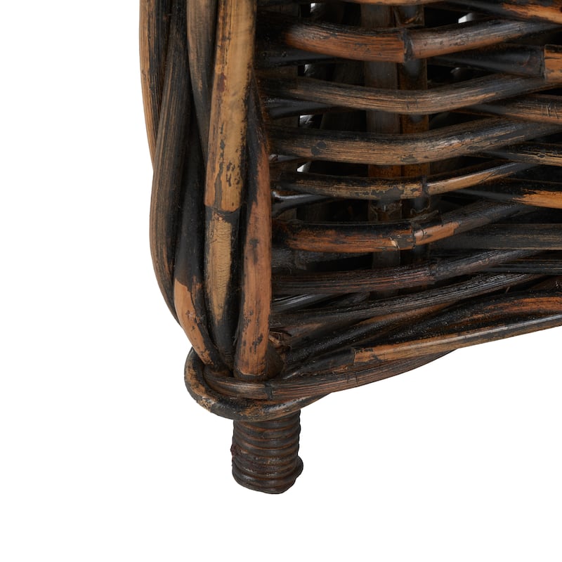 SAFAVIEH Styliani Natural Rattan Club Chair - 27.5" x 27.5" x 35.5" - 28Wx28Dx36H
