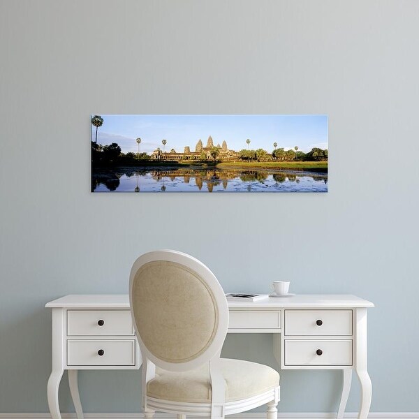 Easy Art Prints Panoramic Images's 'Angkor Wat, Cambodia' Premium Canvas Art