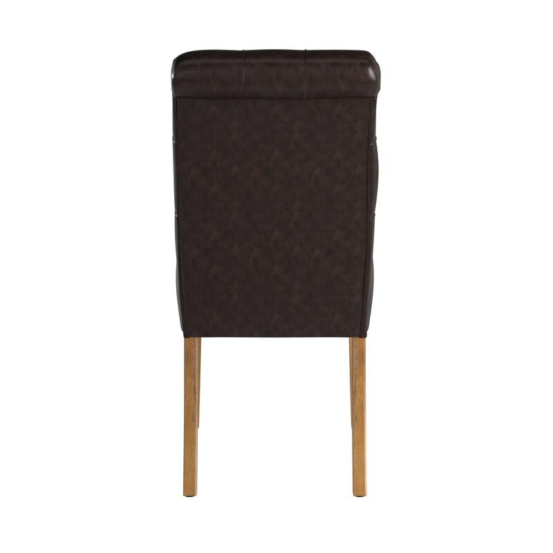 Benchwright Premium Tufted Rolled Back Parsons Chairs (Set of 2) by iNSPIRE Q Artisan