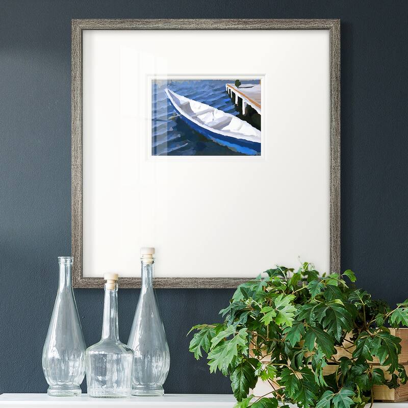 Colorful Rowboat IVPremium Framed Print