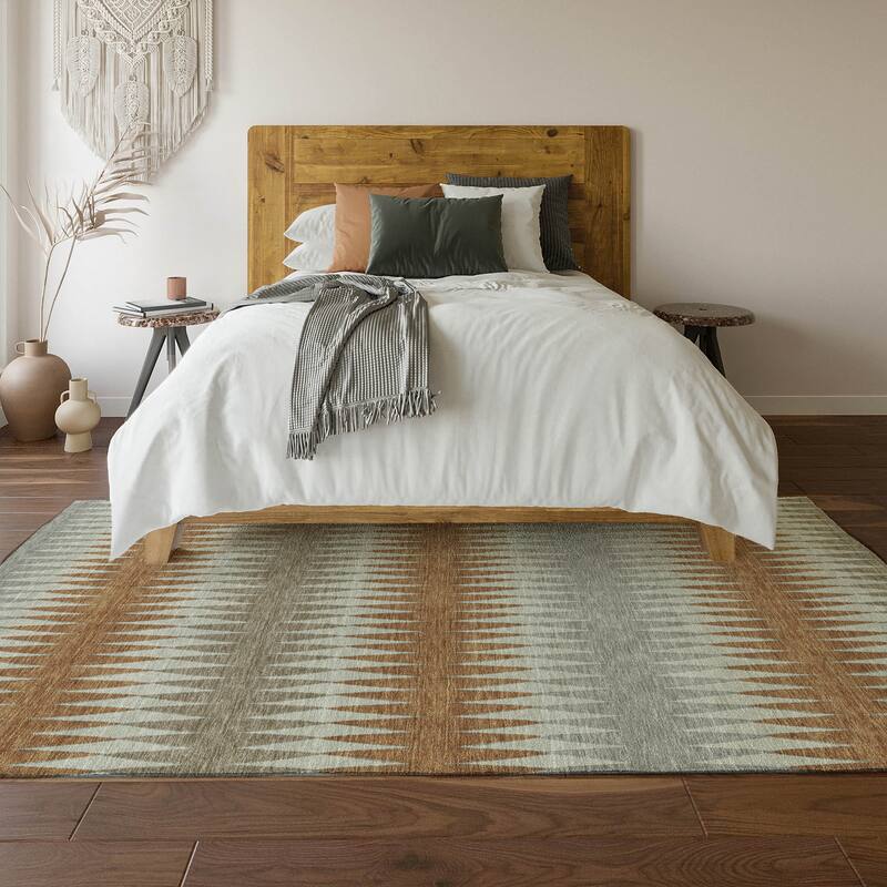 Premium Washable Super Soft Modern Ziggy Mayfield Rug