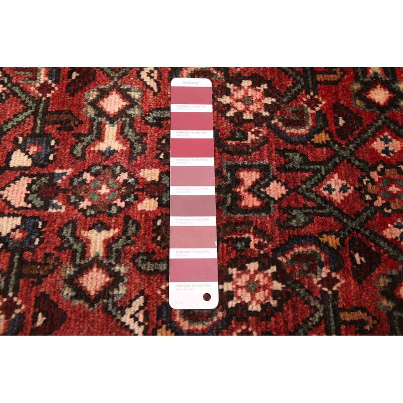 ECARPETGALLERY Hand-knotted Andelz Red Wool Rug - 3'5 x 7'3