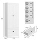 preview thumbnail 42 of 48, Combo Entryway Hall Trees Storage Bench Closet Organizer Clothes Rack