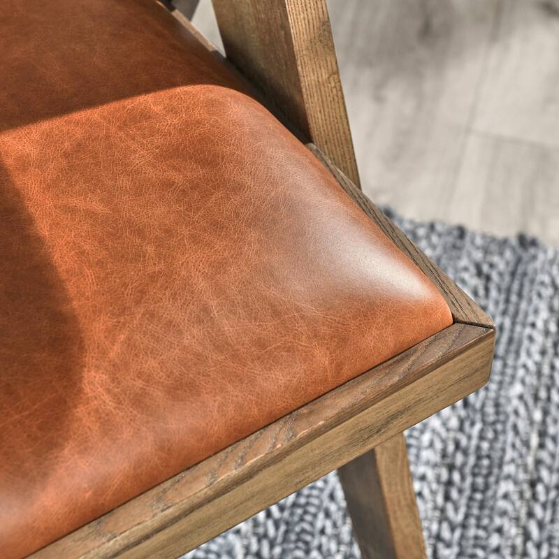 Classic Home Dolton Top Grain Leather Arm Chair