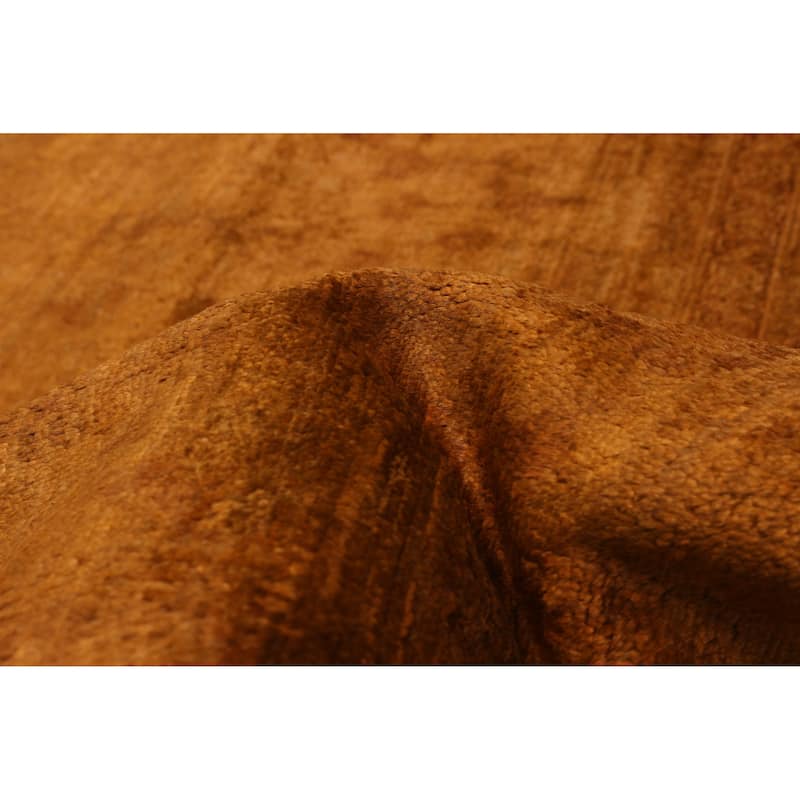 ECARPETGALLERY Hand-knotted Vibrance Brown Wool Rug - 8'1 x 9'9