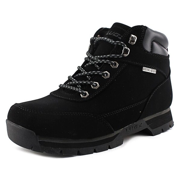 black suede lugz
