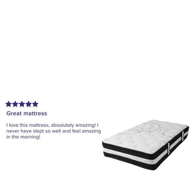Hybrid Pocket Spring/Foam 12-inch Premium Mattress in a Box