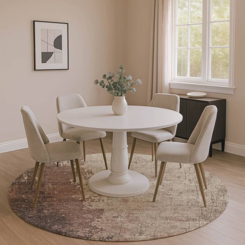 Premium Washable Super Soft Mayfield Rug - Chocolate - 8' x 8'