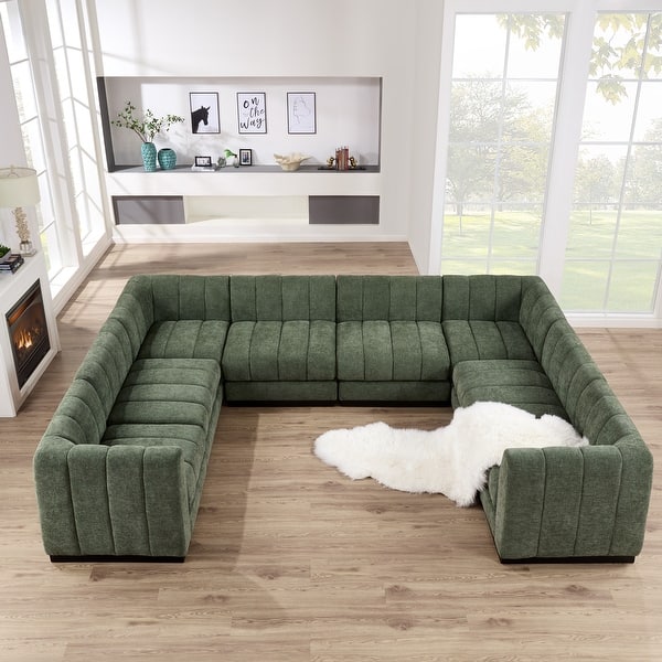 Oversized Sectional Sofa, 8 Seater, U-Shaped Convertible Modular Couch Set - Bed Bath & Beyond