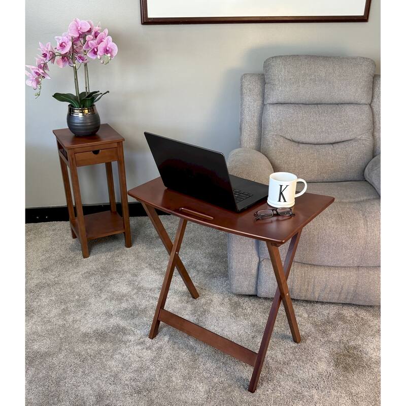 Solid Bamboo Folding Personal Table