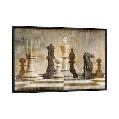 iCanvas "Chess" by Russell Brennan Framed Canvas Print