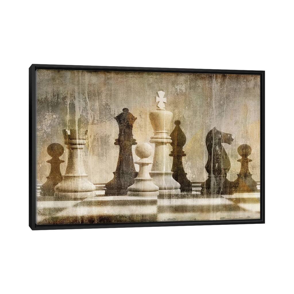 iCanvas "Chess" by Russell Brennan Framed Canvas Print