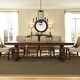 preview thumbnail 13 of 17, Armand Antique Brownstone 7 Piece Trestle Table Set