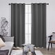 preview thumbnail 21 of 135, Deconovo Grommet Room Darkening Curtains, Set of 4 Panels 55x78 Inch - Dark Grey
