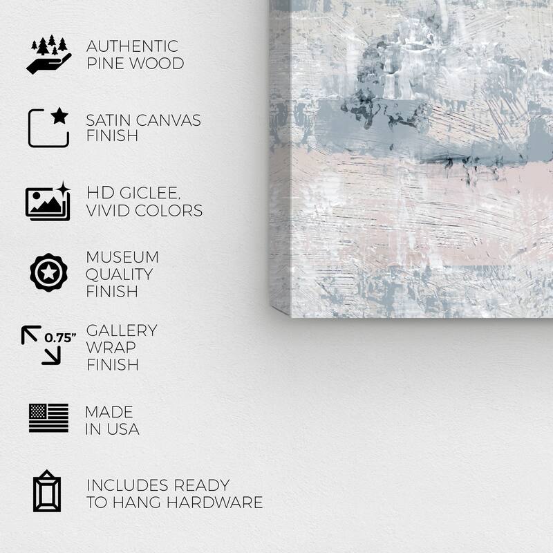 Wynwood Studio Canvas Abstract Good Choice White and Modern & Contemporary Wall Art Canvas Print