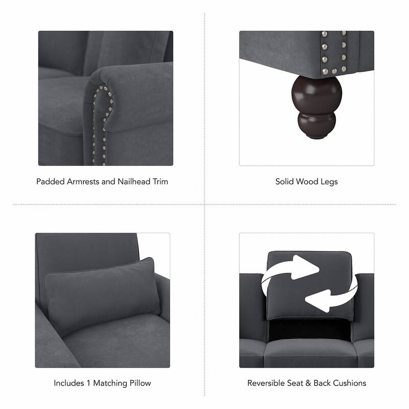 Coventry Accent Chair with Arms by Bush Furniture