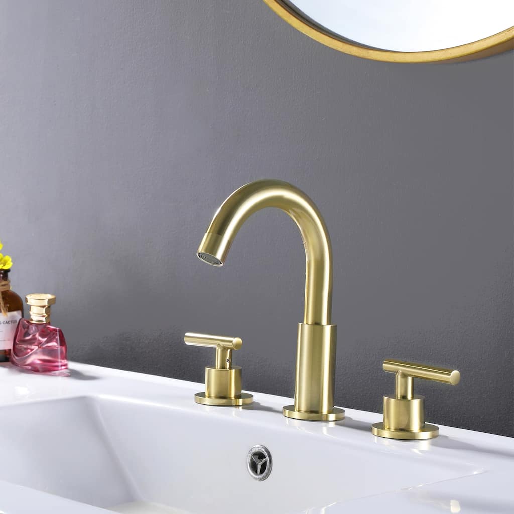 Two Handle Widespread Bathroom Faucet