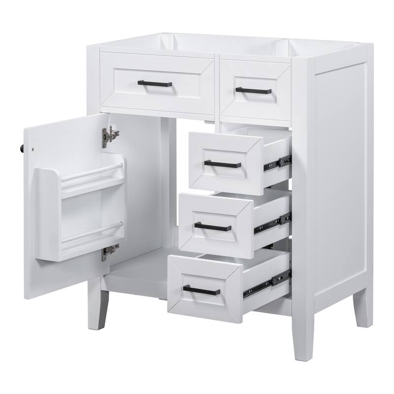 30" Bathroom Vanity with Solid Frame and MDF Board