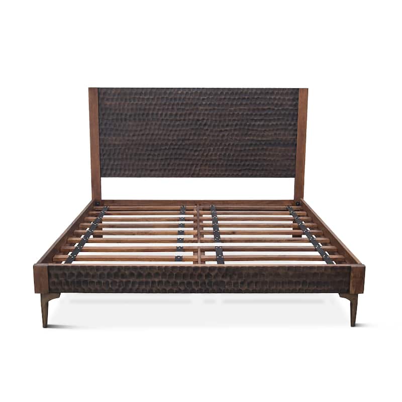 Vallarta Two Tone Mango Wood Bed - Queen