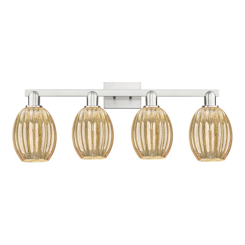 Innovations Lighting Downtown Urban - Preston - 4 Light 36" Bell Shade Bath Vanity Light