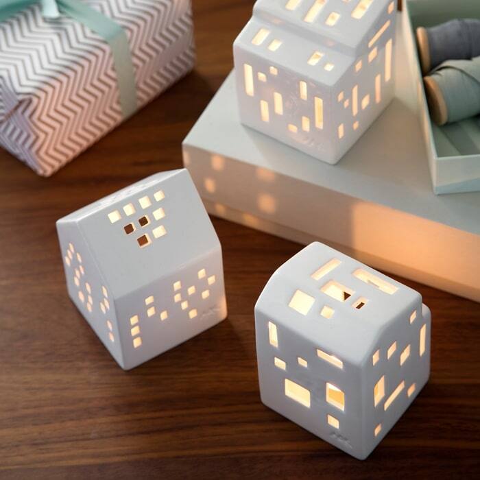 Kähler Urbania Lighthouse Functio, White - H: 3.5"