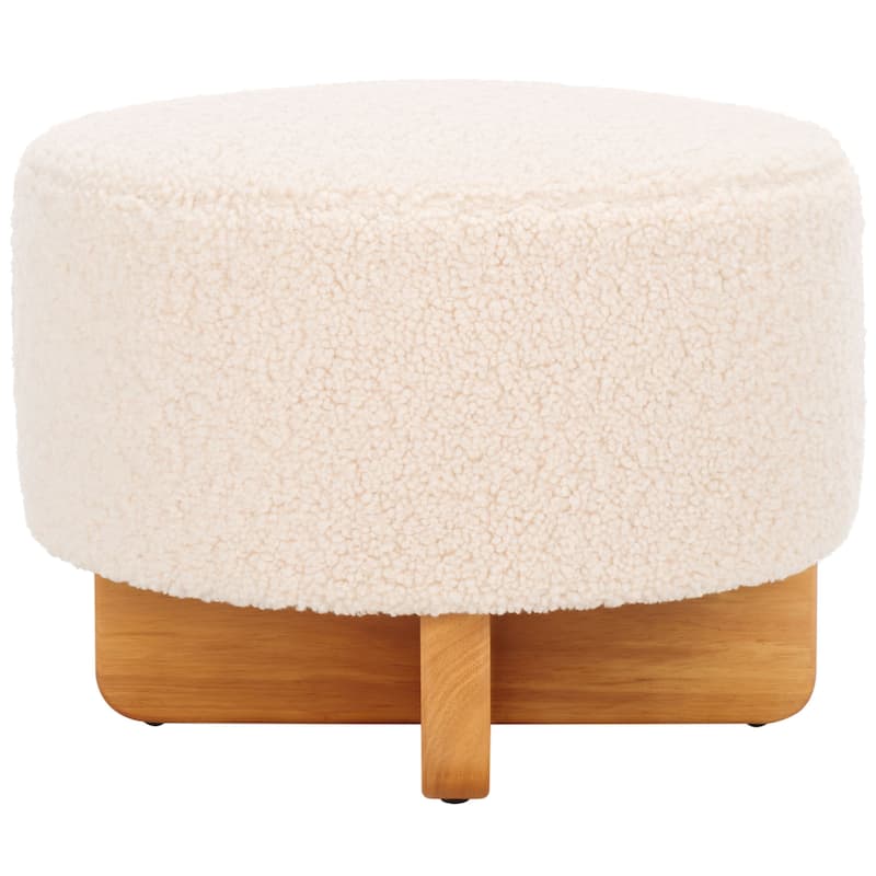 SAFAVIEH Home Alistair Round Ottoman