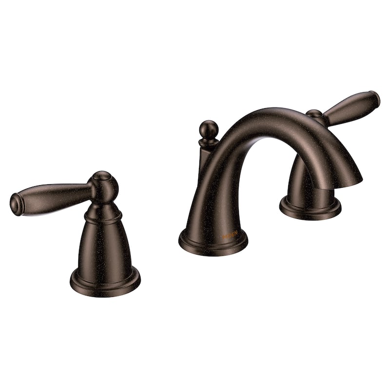 Moen TV6620 Brantford 1.2 GPM Widespread Bathroom Faucet with Rough-in - Oil Rubbed Bronze