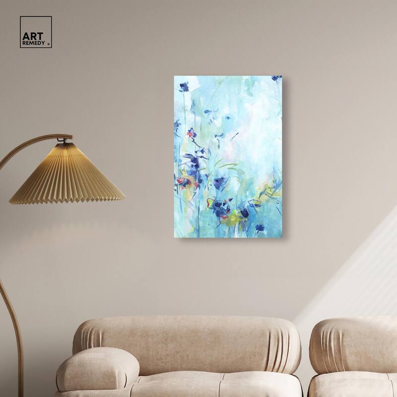 Heavenly Blue I Canvas by Art Remedy, Gallery Wrapped