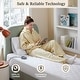 preview thumbnail 7 of 23, Beautyrest Cotton Blend Heated Mattress Pad - White