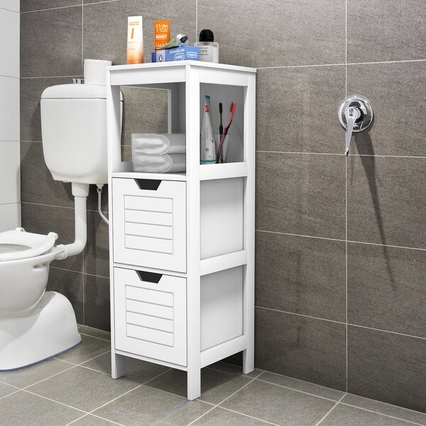 Wooden Bathroom Storage Stand – Rispa