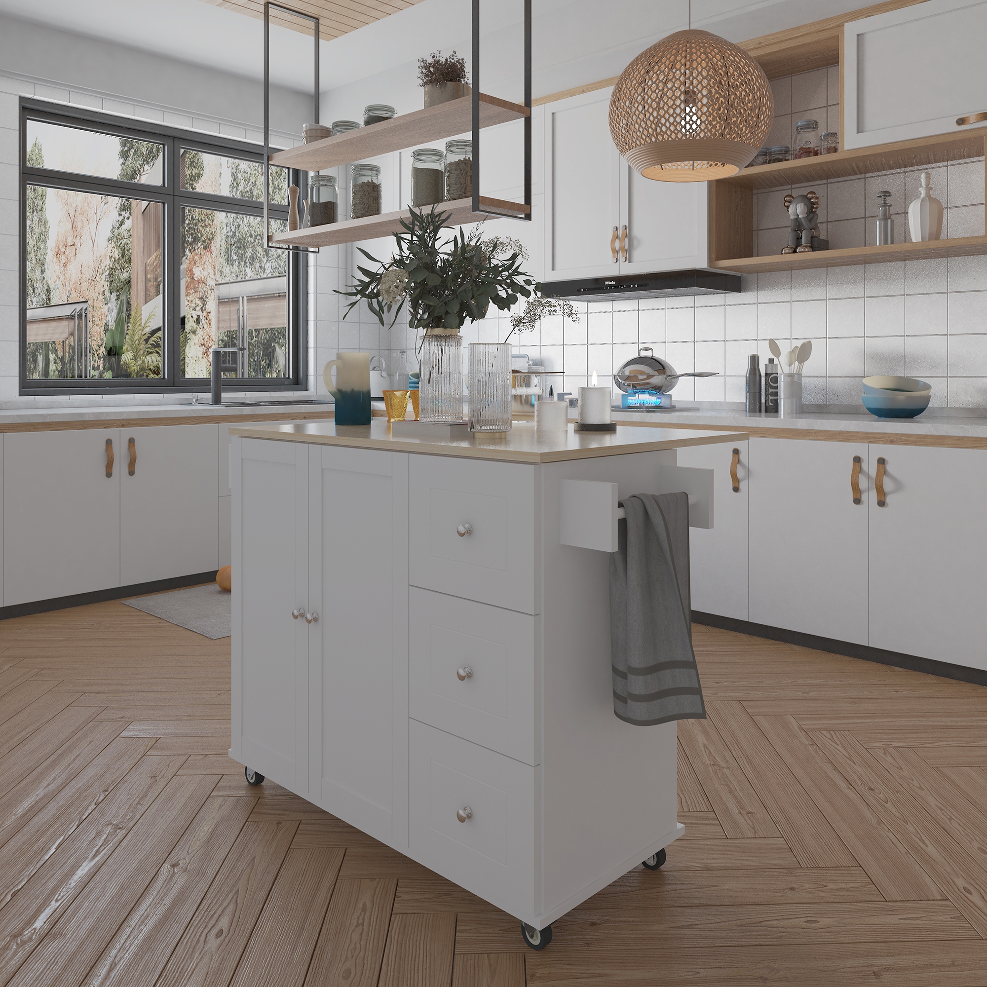 Ikea mobile top kitchen bench