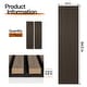 preview thumbnail 25 of 38, Art3d 24''x94.5'' Wood Slat Acoustic Wall Paneling for Interior and Ceiling Decor,Pack of 2