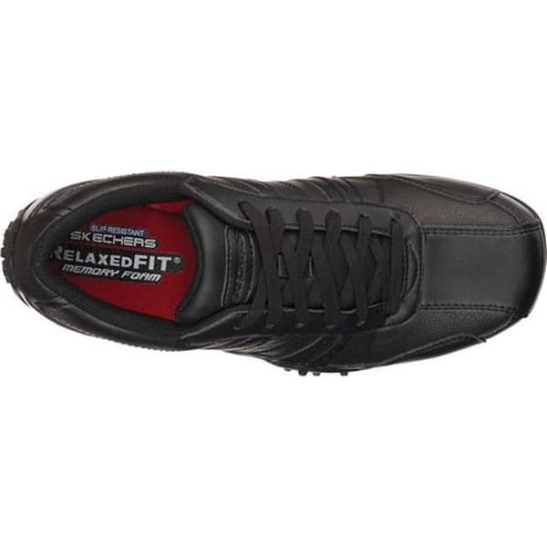 Shop Skechers Mens Work Relaxed Fit Elston Sr Black On