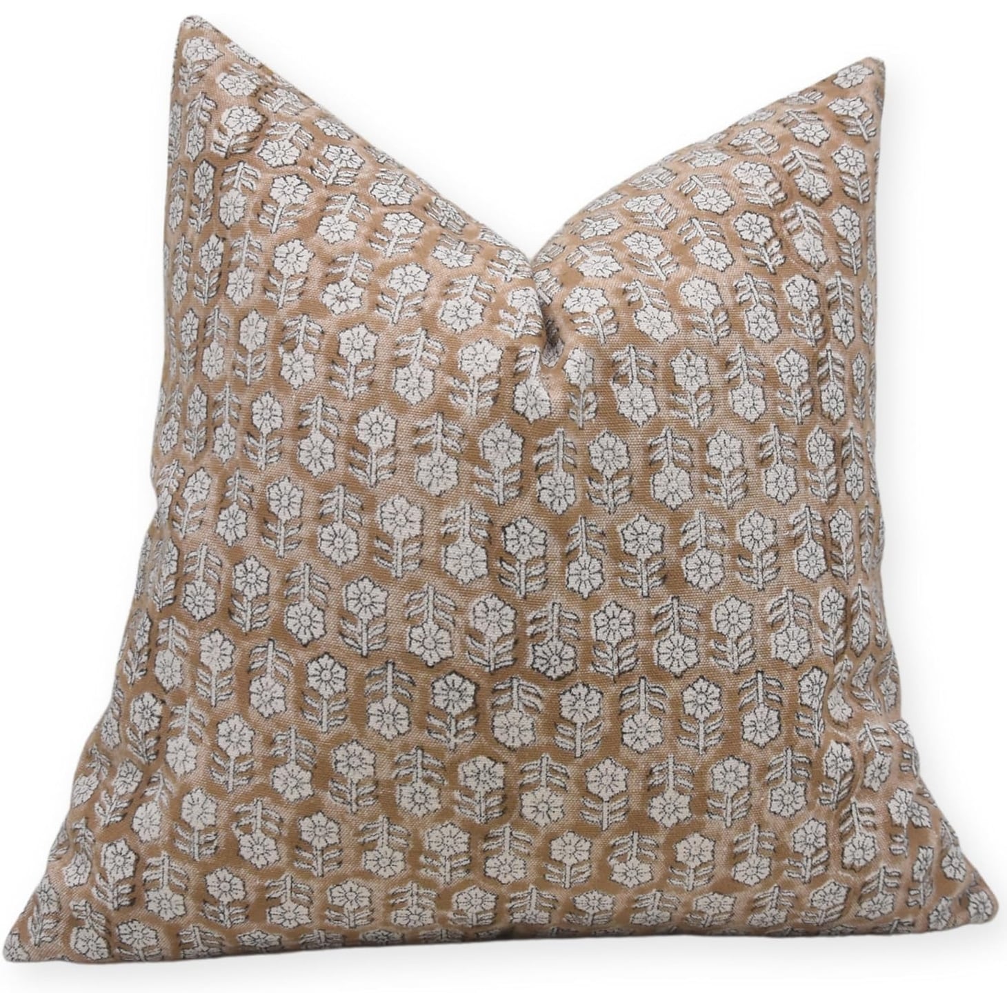 Fabdivine Cotton Farmhouse Block print pillow Cover Bed Bath Beyond 40508998