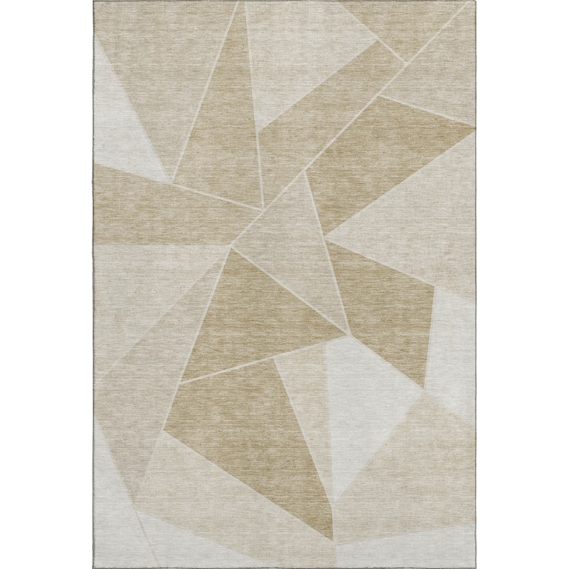 Premium Washable Super Soft Contemporary Mosaic Mayfield Rug