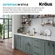 preview thumbnail 45 of 165, Kraus Urbix Industrial Solid Brass Kitchen Faucet