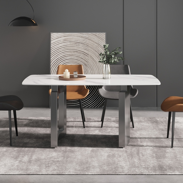 Luxury marble sale dining table set
