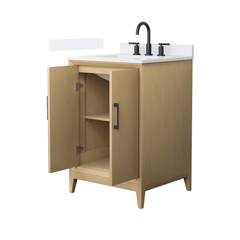 Wyndham Collection WCH7575-24S-QTZ-US3MXX Janna 24" Free Standing
