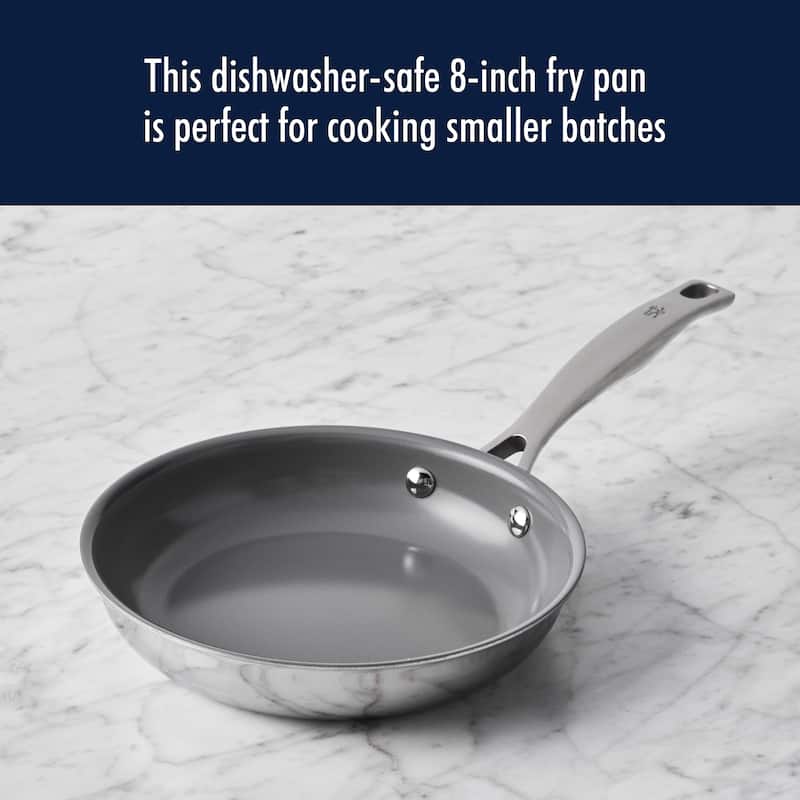 Henckels Clad H3 8-inch Stainless Steel Ceramic Nonstick Fry Pan