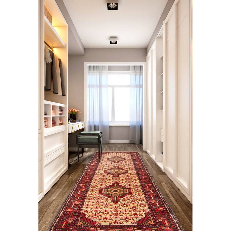 ECARPETGALLERY Hand-knotted Konya Anatolian Beige Wool Rug - 2'8 x 9'3