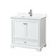 Option White / White Quartz Top / Polished Chrome