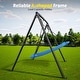 preview thumbnail 3 of 6, Trekassy 60" Platform Swing Set with Metal Frame, 440lbs Capacity for Backyard, Kids Outdoor Play